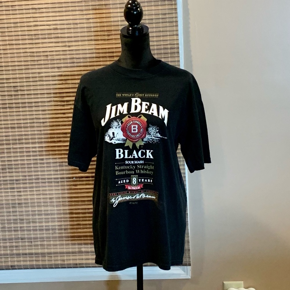 Unisex Black JIM BEAM T-shirt